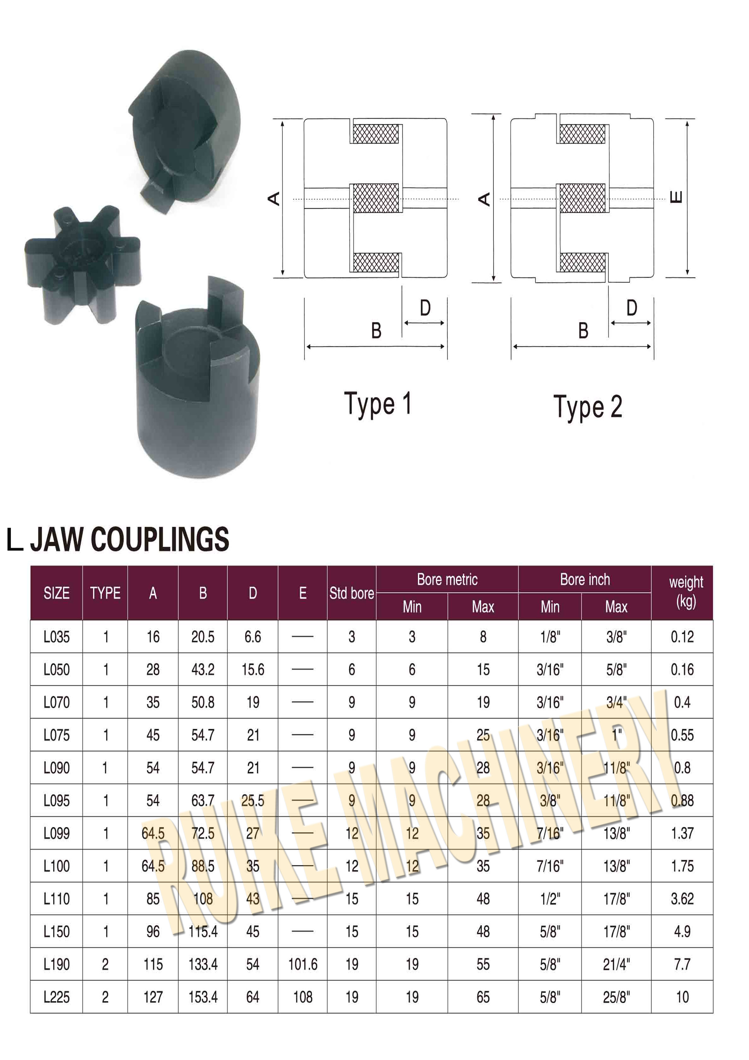L Shaft Coupling