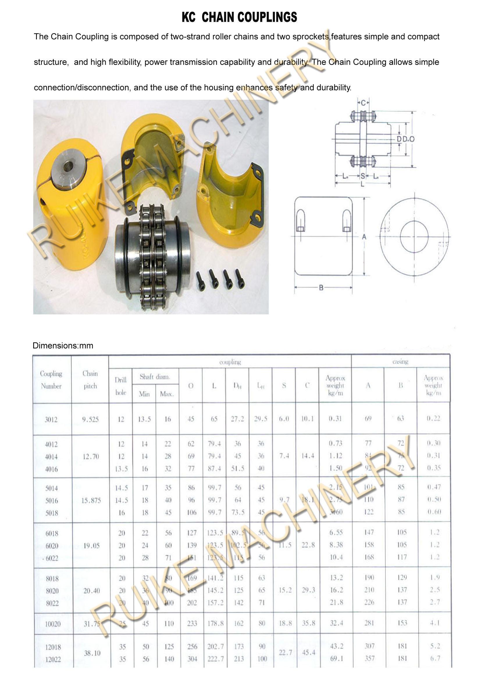 KC Chain Coupling
